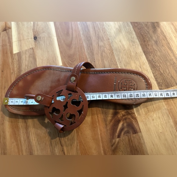 Tory Burch Miller Women’s  Cognac/Brown Sandals| Size 9 1/2 - Picture 9 of 10
